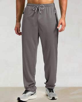 popmantra Men Straight Track Pants with Drawstring Waist-picture-44
