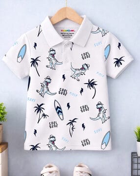 trampoline Boys Printed Polo T-Shirt-picture-25