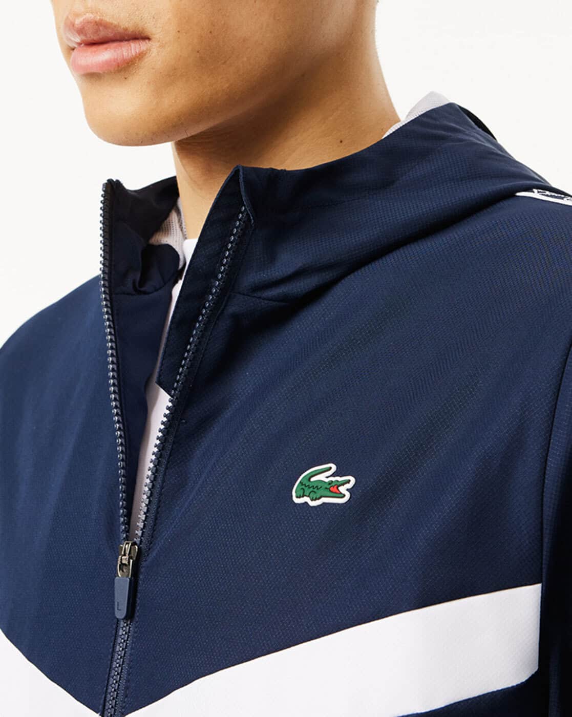 Buy Lacoste Men Abstract Print Zip-Front Jacket Online | Ajio.com