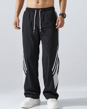 poshax Men Straight Track Pants with Drawstring Waist-picture-41
