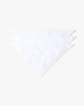 Men Pack of 3 Cotton Handkerchiefs-image-4