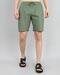 Men Regular Fit Mid Rise Shorts