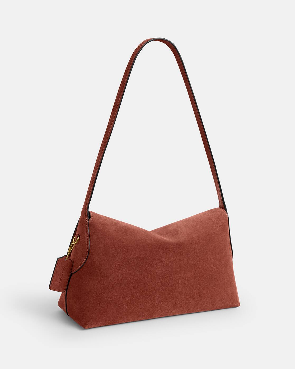 Buy Coach Chelsea Suede Shoulder Bag 30 | B4/Clay Color Women