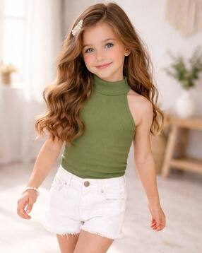 ninas Girls High-Neck Regular Fit Top-picture-36