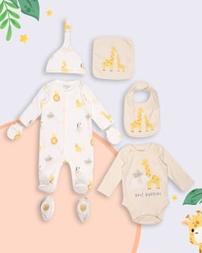 pantaloons baby 7-Piece Graphic Print Gift Set-picture-13