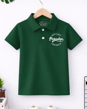 trampoline Boys Printed Polo T-Shirt-picture-18