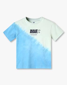 kb team spirit Boys Tie & Dye and Wave Rebel Print T-Shirt-picture-34