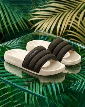 neemans Men Logo Embossed Slip-On Slides-picture-42