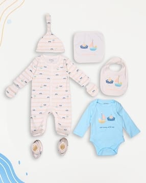 pantaloons baby 7-Piece Graphic Print Gift Set-picture-36