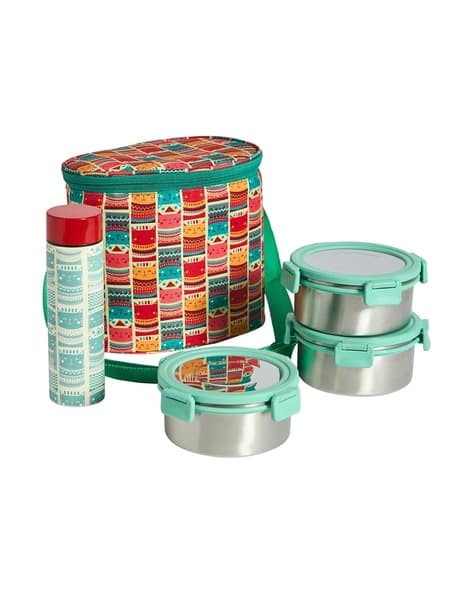 CHUMBAK Pack of 5 Stainless Steel Lunch box