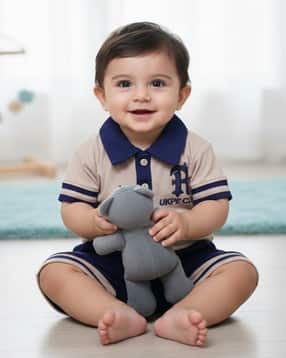 v-mart Embroidered Cotton Coordinated Set         -picture-18