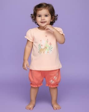 v-mart Printed Cotton Coordinated Set        -picture-49