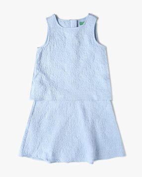 united colors of benetton Girls Sequin Embellished A-Line Dress-picture-25