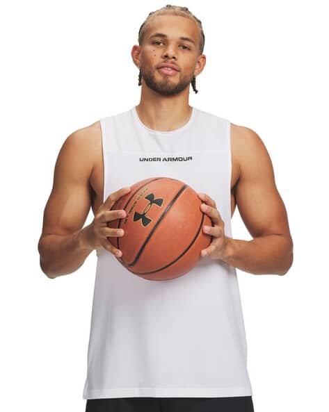 Men Hoops Loose Fit Training Tank T-Shirt