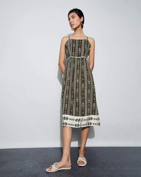 Fame forever by lifestyle Women Printed A-Line Dress