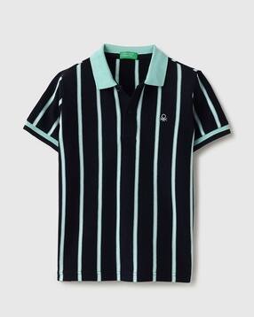 united colors of benetton Boys Striped Regular Fit Polo T-Shirt-picture-12