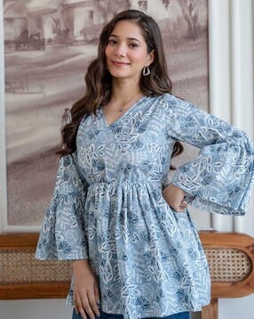 nyrika Women Printed Flared Kurti-picture-47