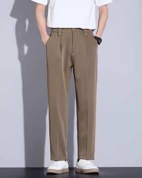 buda jeans co Men Relaxed Fit Mid-Rise Pleated Pants-picture-33