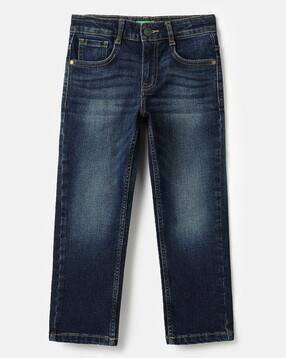 united colors of benetton Boys Mid-Wash Regular Fit Jeans-picture-10