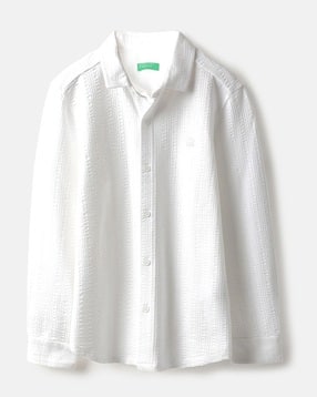Boys Regular Fit Spread Collar Shirt-image-38