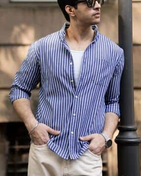 Men Striped Regular Fit Shirt-image-49
