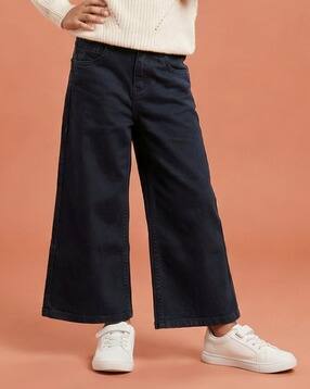 kiddopanti Girls Mid-Rise Flared Jeans-picture-13