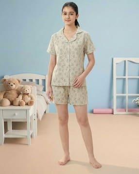 li'l tomatoes Girls Printed 2-Piece Nightwear Set-picture-15