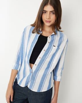 max Women Striped Regular Fit Shirt-picture-41