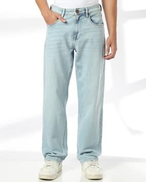 dnmx Men Mid-Rise Relaxed Fit Jeans-picture-30