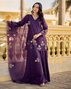nyrika Women Embroidered Kurta Set with Dupatta-picture-33