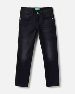 united colors of benetton Girls Mid-Wash Slim Fit Jeans-picture-37