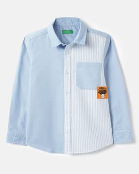 united colors of benetton Boys Striped Regular Fit Shirt-picture-41