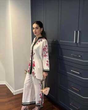 Floral Print Tunic & Palazzo Co-Ord Set-image-31