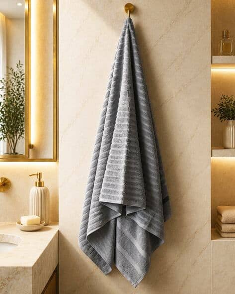 Portico New York Signature 500 GSM Striped Cotton Bath Towel 59" x 29"
