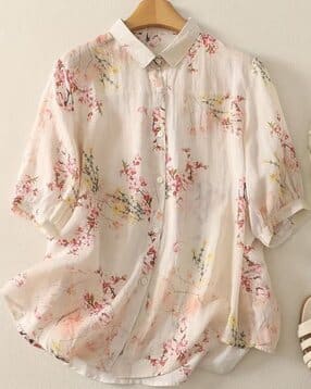 leia Women Floral Print Relaxed Fit Shirt-picture-36