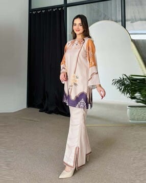 indie picks Floral Print Tunic & Palazzo Co-Ord Set-picture-18