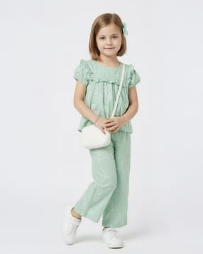 max Girls Embroidered Top with Pants-picture-14