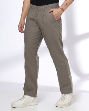 john players Men Comfort Fit Casual Trousers-picture-44