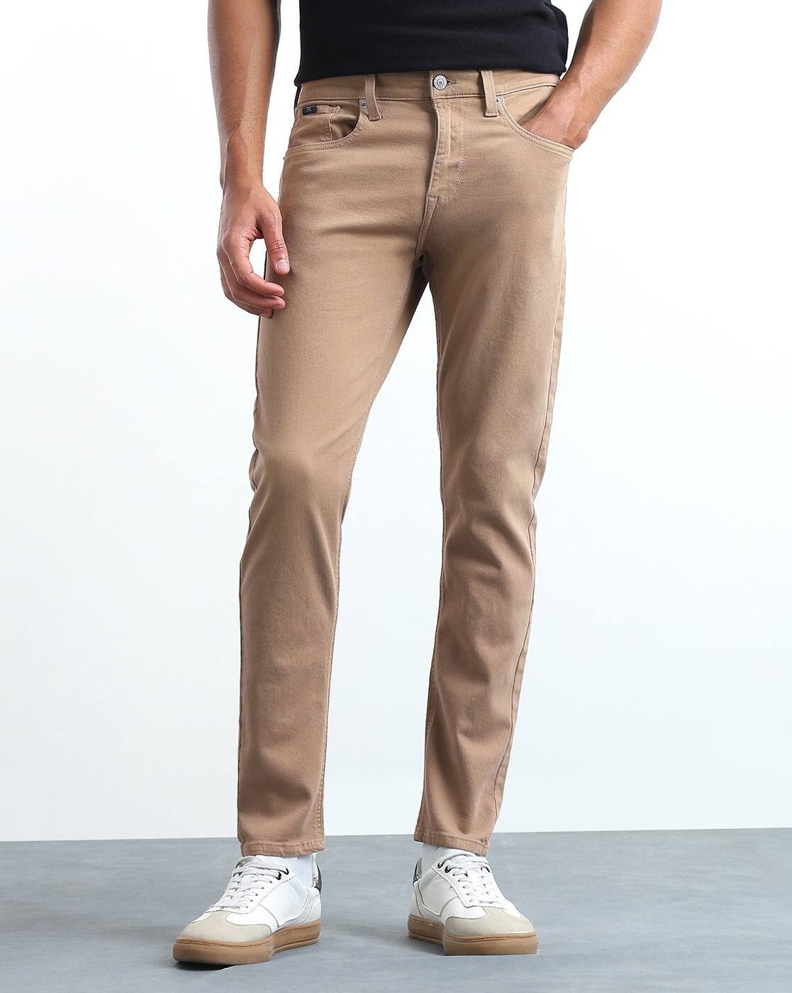 JEANS, BROWN, 30