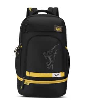 skybags Unisex Namma CSK 16.5" Compatible Laptop Backpack with Shoe Pocket & Rain Cover-40L-picture-39