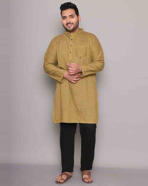 Enchanted Drapes Men Printed Regular Fit Long Kurta