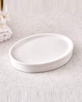 home centre Ceramic Oval-Shaped Soap Dish-picture-44