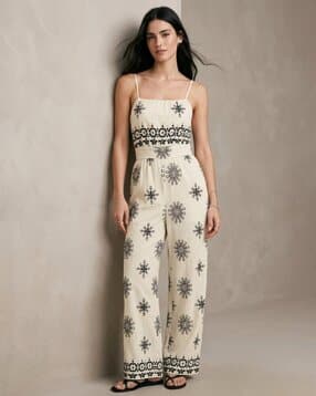 outzidr global Women Floral Print Jumpsuit -picture-12