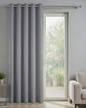 Set of 2 Blackout Door Curtains
