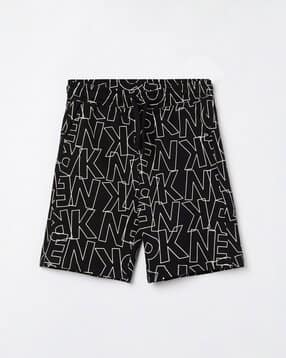 fame forever by lifestyle Boys Typographic Print Flat Front Regular Fit Mid-Rise Cotton Shorts-picture-13