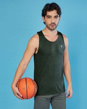 technosport Slim Fit Round Neck Sports Innerwear Vest -picture-46