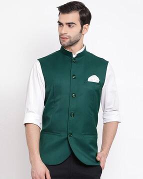 vastramay Men Regular Fit Nehru Jacket-picture-11