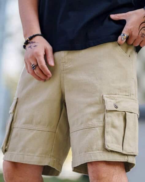 QNIM Men Regular Fit Cargo Shorts