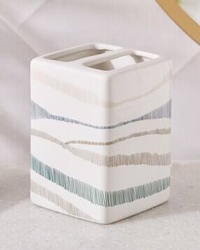 home centre Printed Ceramic Tooth Brush Holder-picture-44