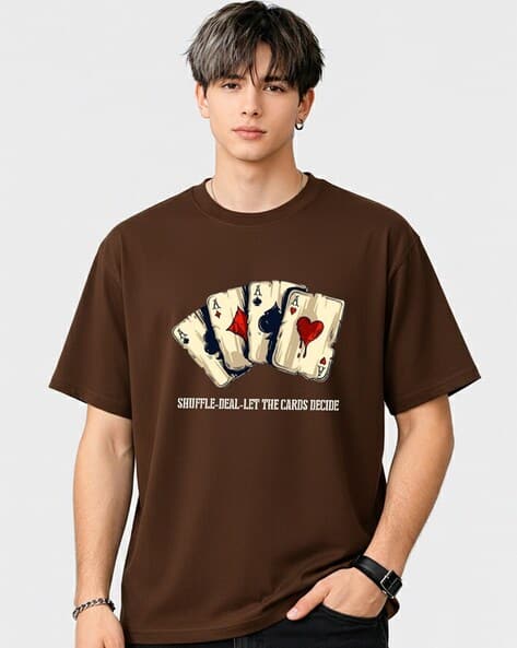 Clafoutis Men Printed Loose Fit T-Shirt